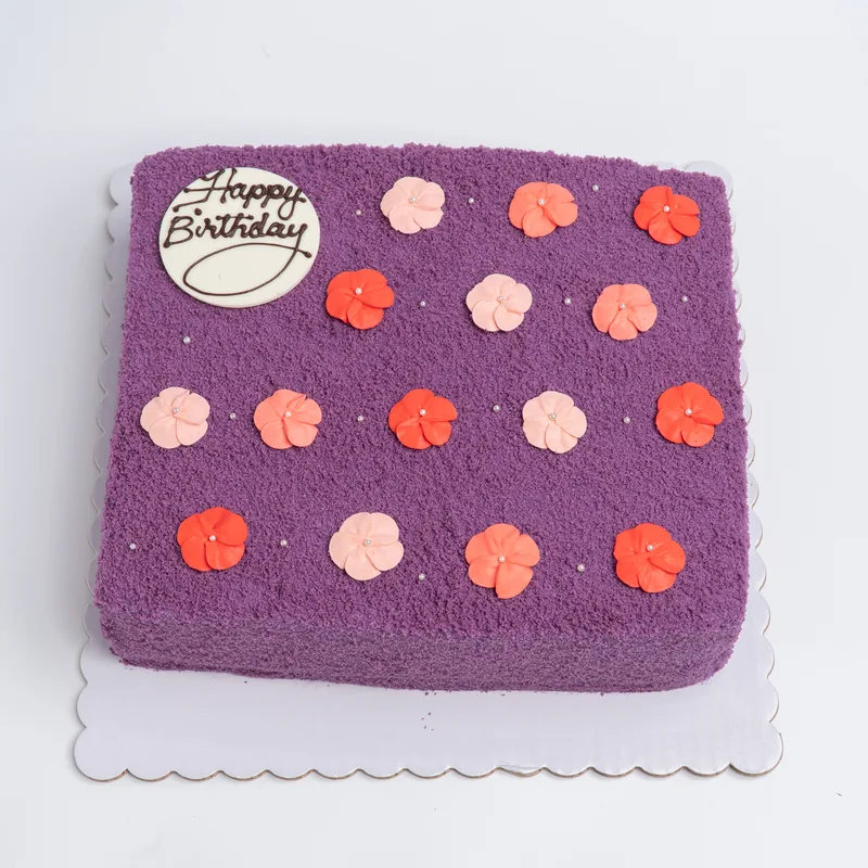 Ube Cake 10×12" Rectangle — Special Cream